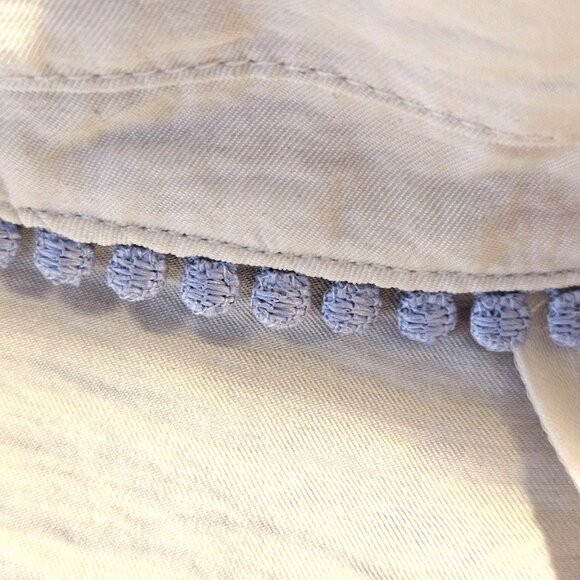 Anthropologie Women’s Draped Ivory Oversized Blouse Sz M Boho Art to Wear - Picture 5 of 11